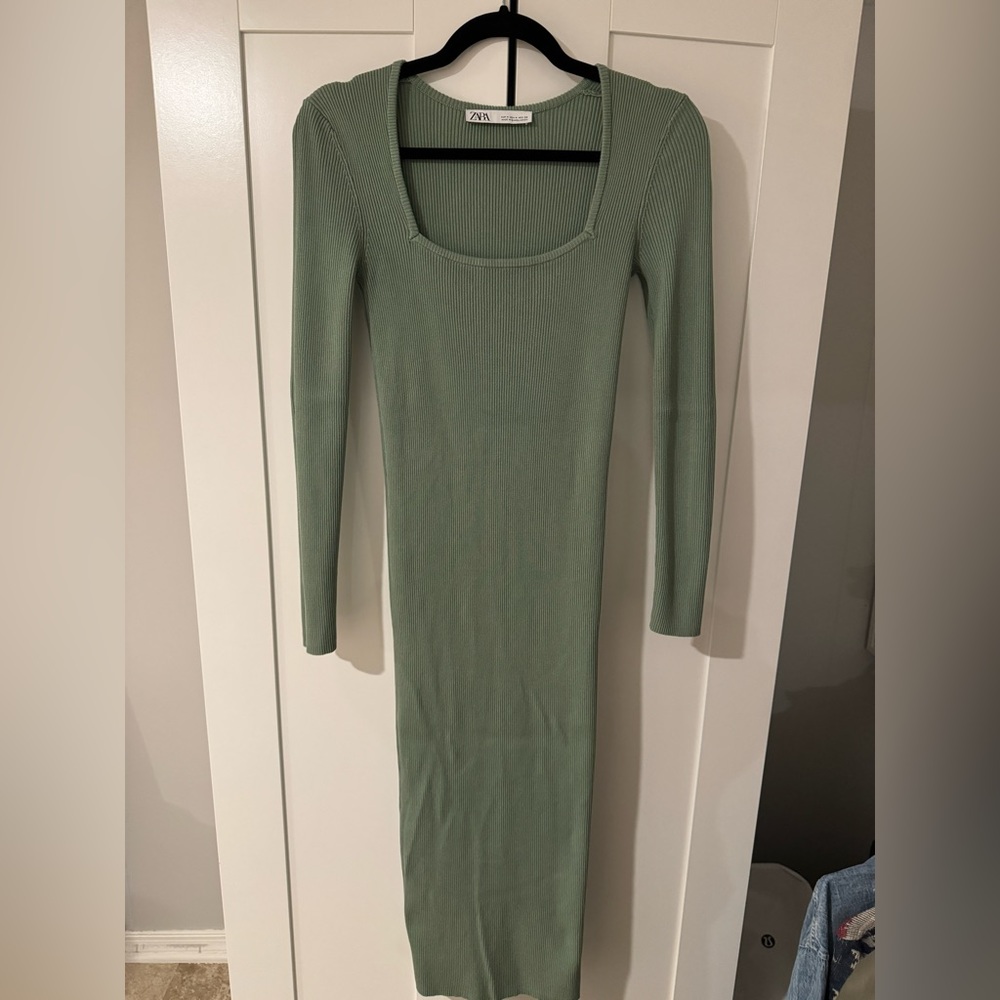 Zara ribbed dress.